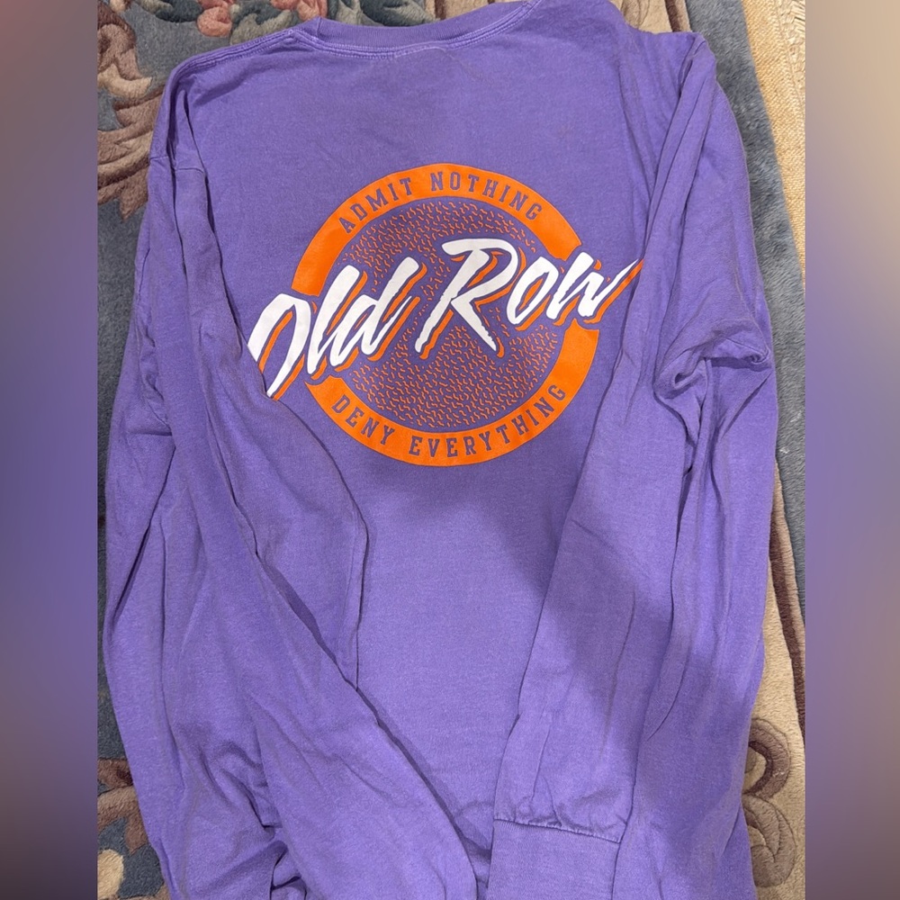 Old Row Purple Long Sleeve Shirt